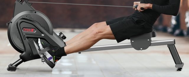 Rameur d'Appartement Dripex F203S, Freinage Magnétique, 16 Niveaux de Résistance, Pliable