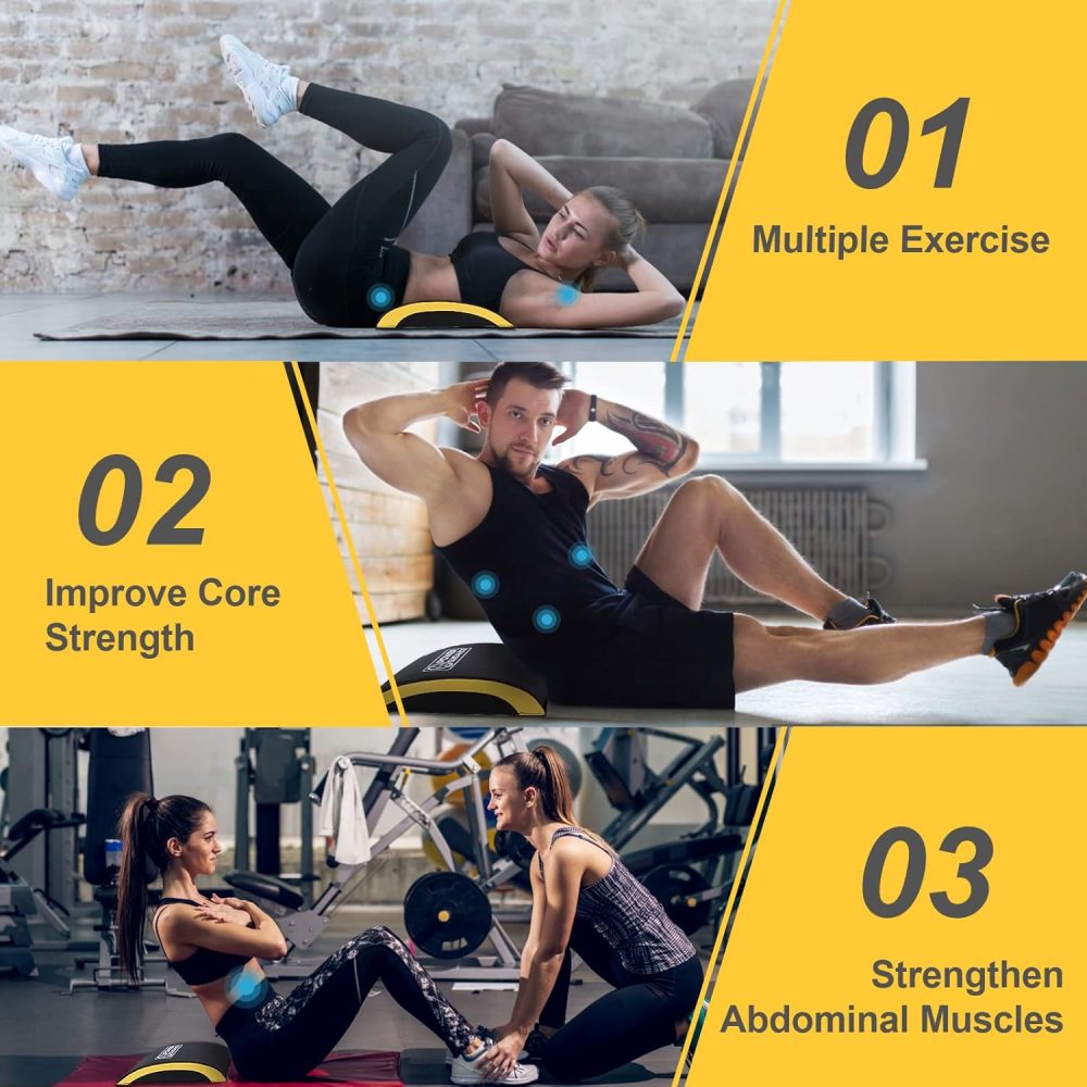 Tapis/Coussin d'exercices Abdominaux POWER GUIDANCE et de mouvements complets