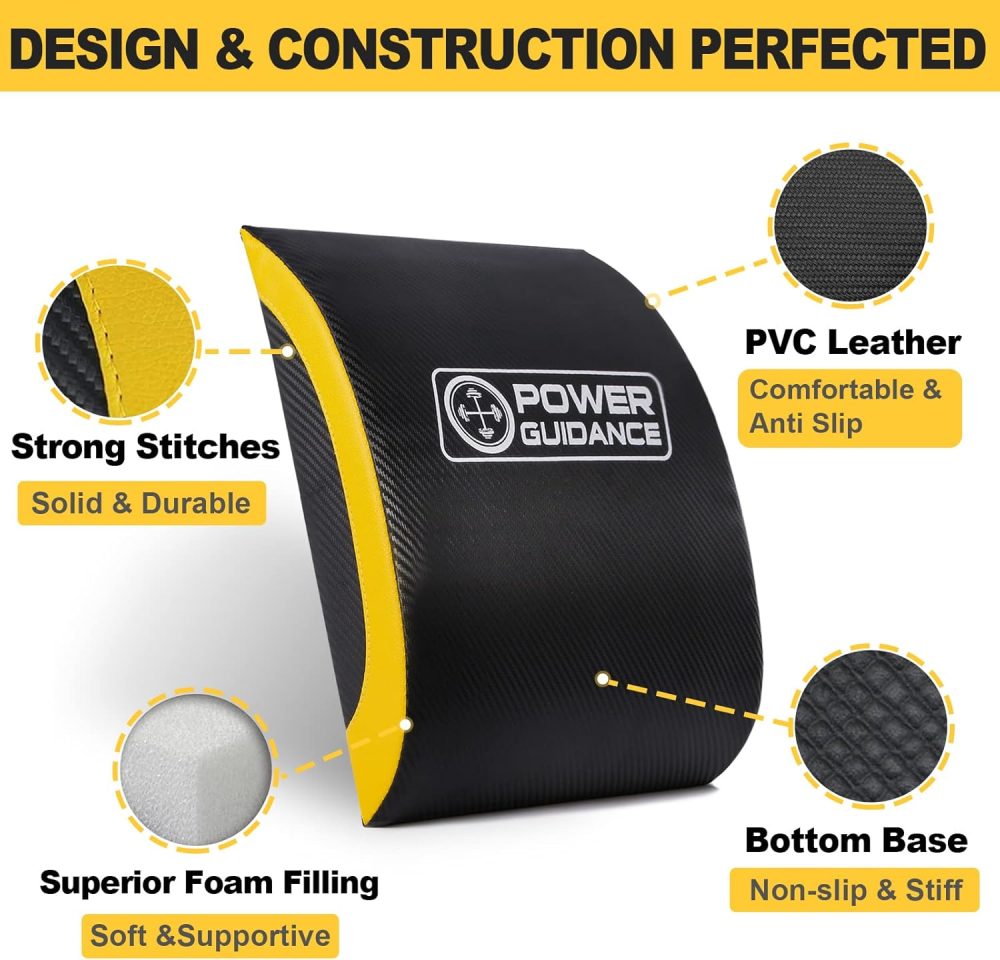 Tapis/Coussin d'exercices Abdominaux POWER GUIDANCE et de mouvements complets