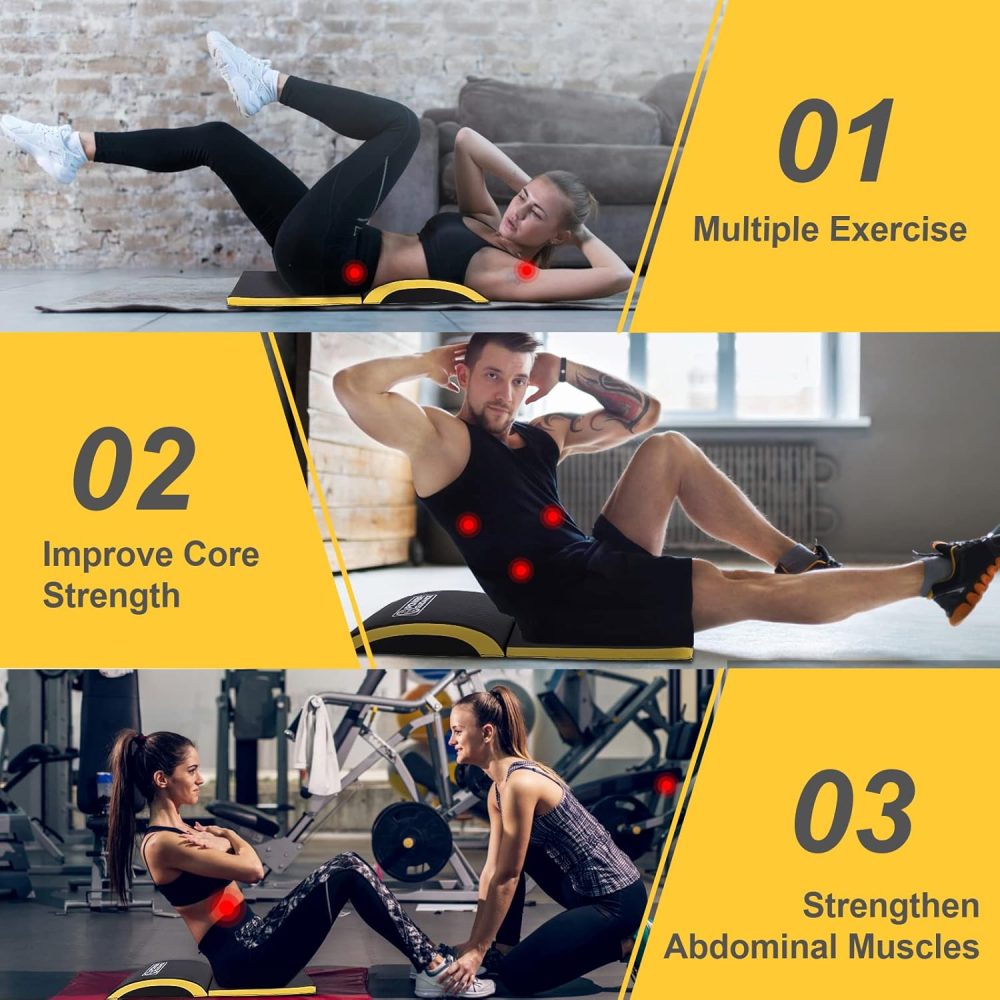 Tapis/Coussin d'exercices Abdominaux POWER GUIDANCE et de mouvements complets