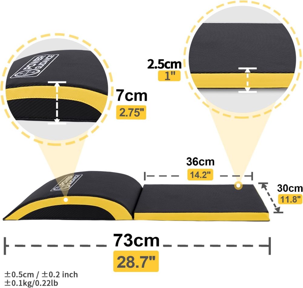 Tapis/Coussin d'exercices Abdominaux POWER GUIDANCE et de mouvements complets