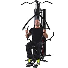 Station de Musculation Marcy Eclipse HG5000 - Station Multifonction à Charge guidée avec Colonne de Poids de 90 kg