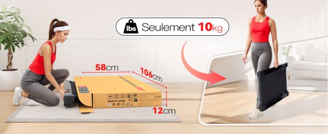 Tapis de Marche Sperax 3 en 1 Vibrant KY-FR, Tapis de Course Bluetooth avec Télécommande