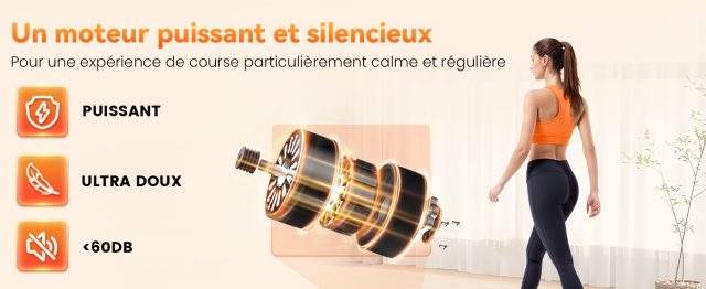 Tapis de Marche Sperax 3 en 1 Vibrant RM01, Tapis de Course Bluetooth avec Télécommande