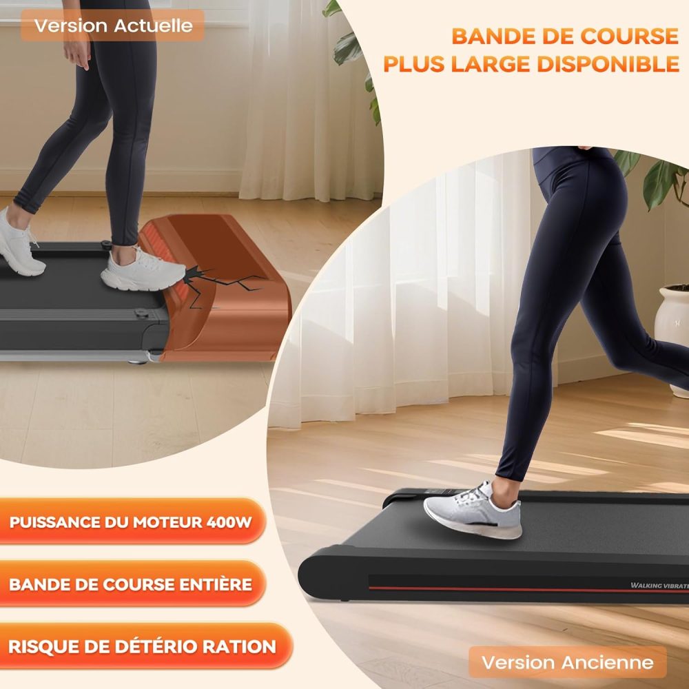 Tapis de Marche Sperax 3 en 1 Vibrant RM01, Tapis de Course Bluetooth avec Télécommande