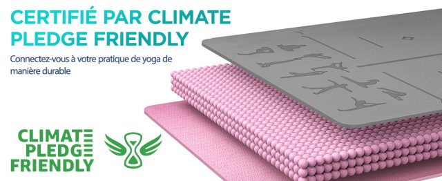 Tapis de Yoga OUTDOUSE, Antidérapant, avec Sangles de rangement